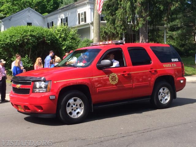 The Chief's Car during the New Canaan Memorial Day Parade - 5/25/15